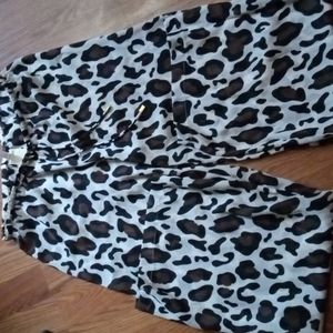 Michael Kors Animal print swimsuit cover up pants